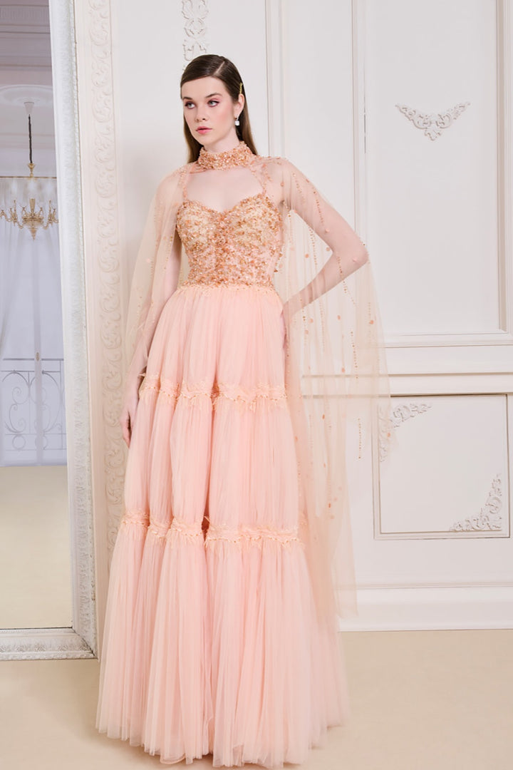 Strapless Belted Dress