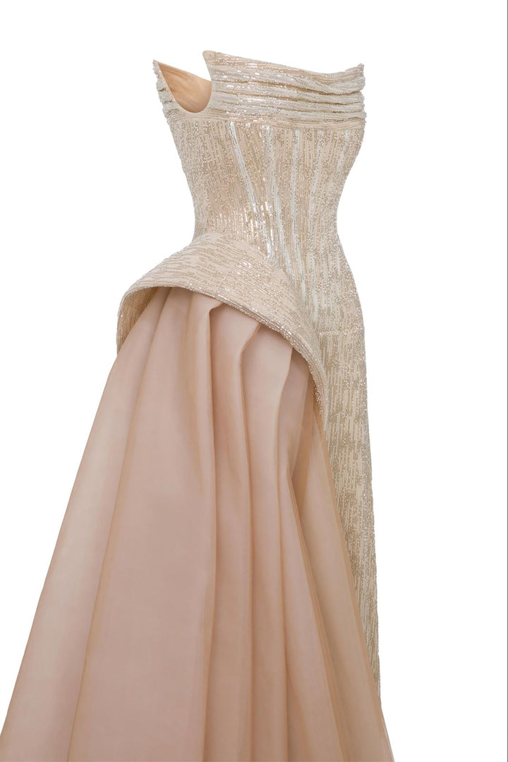 Column with Draped Overlay