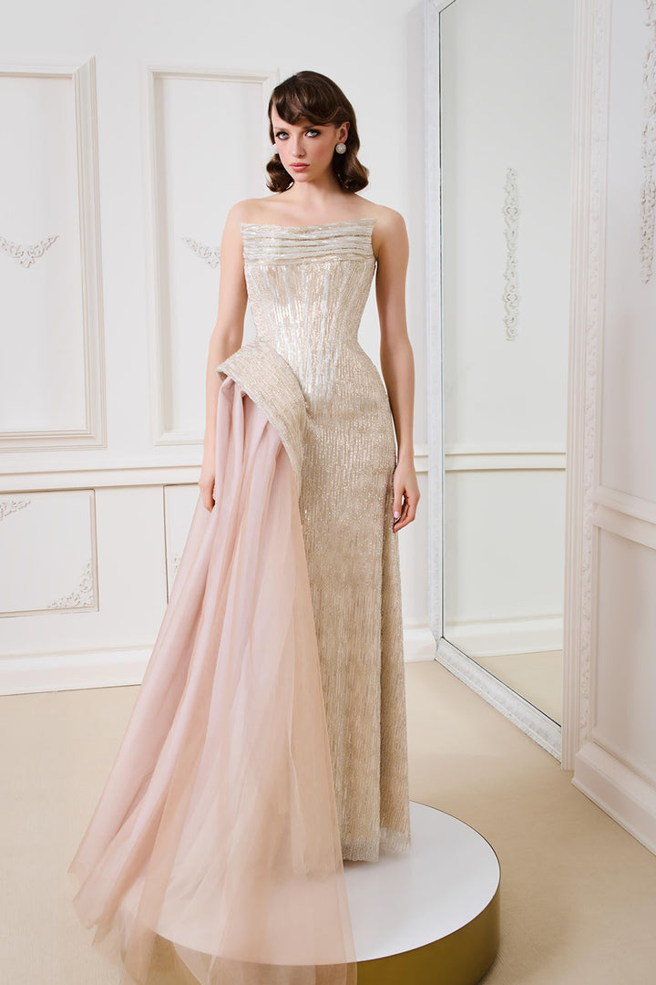 Column with Draped Overlay