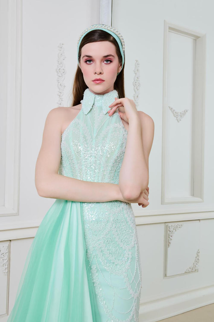 Off-The-Shoulder Corset-Waist Dress