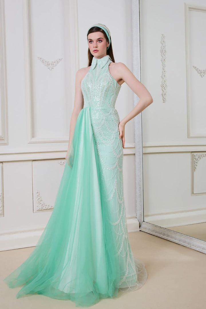 Off-The-Shoulder Corset-Waist Dress