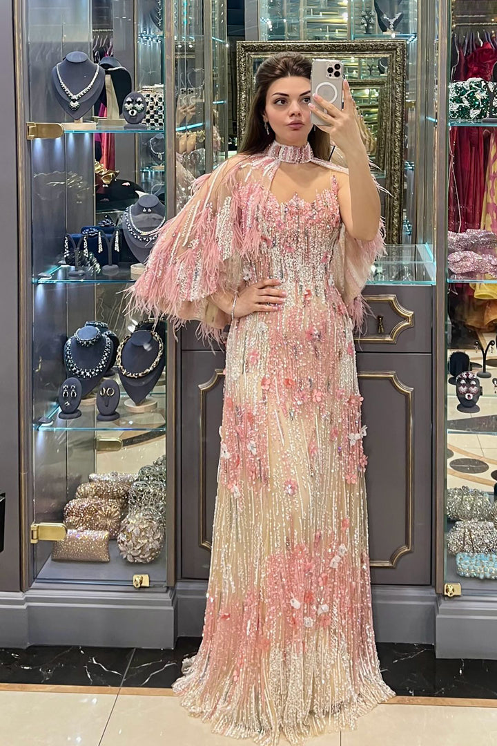 Glow-Soft A-Line Dress