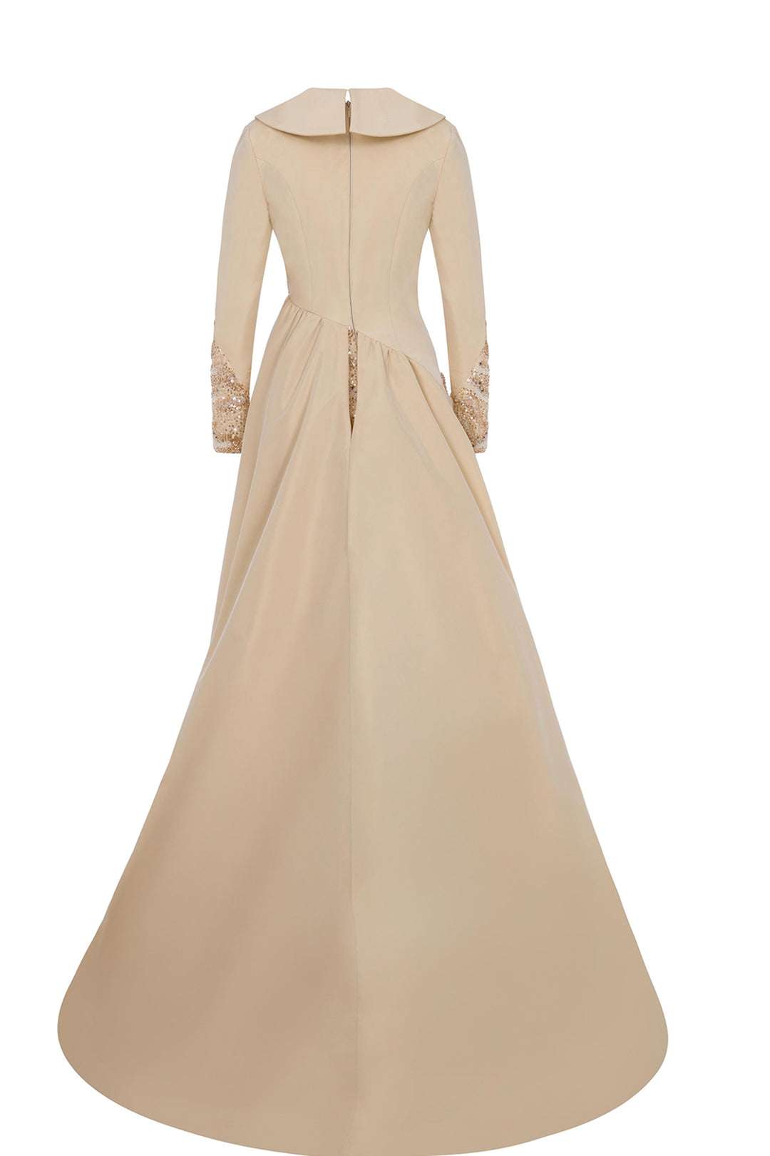 Embellished Long Column Dress