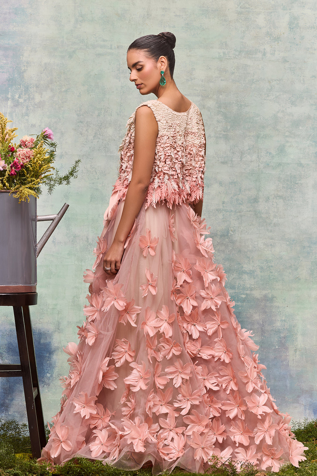 A-Line Silhouette Floral Dress