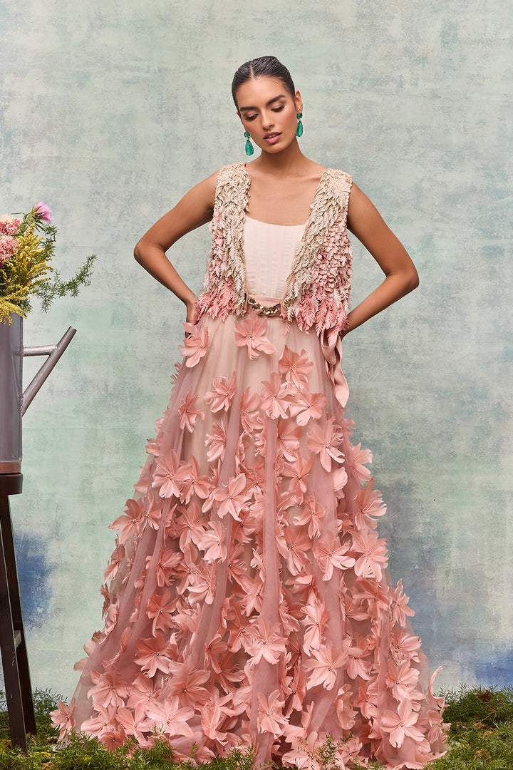 Lily Trio Vest Corset And Skirt