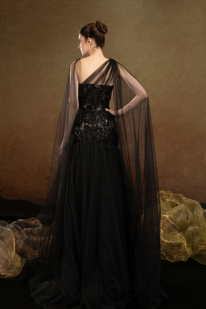 A-line Dress with Sculpted Bodice