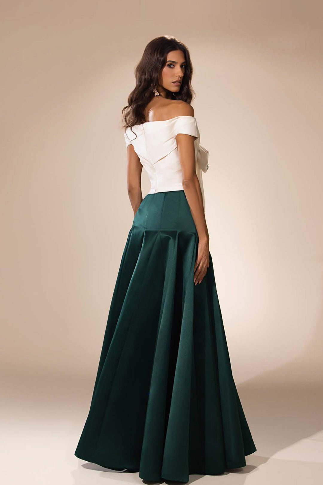 Off-The-Shoulder A-Line Dress