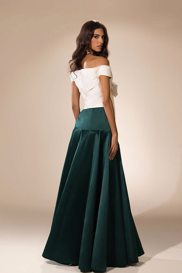 Off-The-Shoulder A-Line Dress