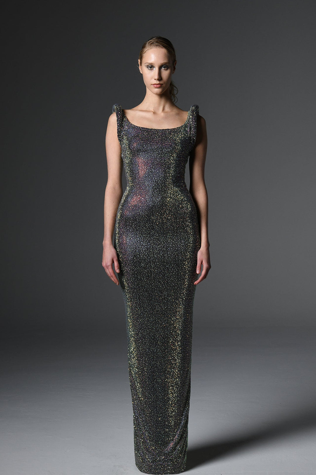 Fully crystal studded dress Black / US 10 Fully crystal studded dress Black / US 10