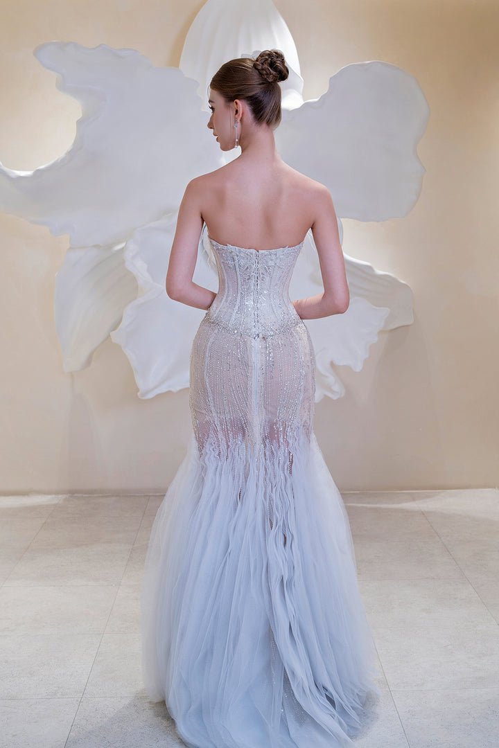 Mermaid Beaded Bodice Dress