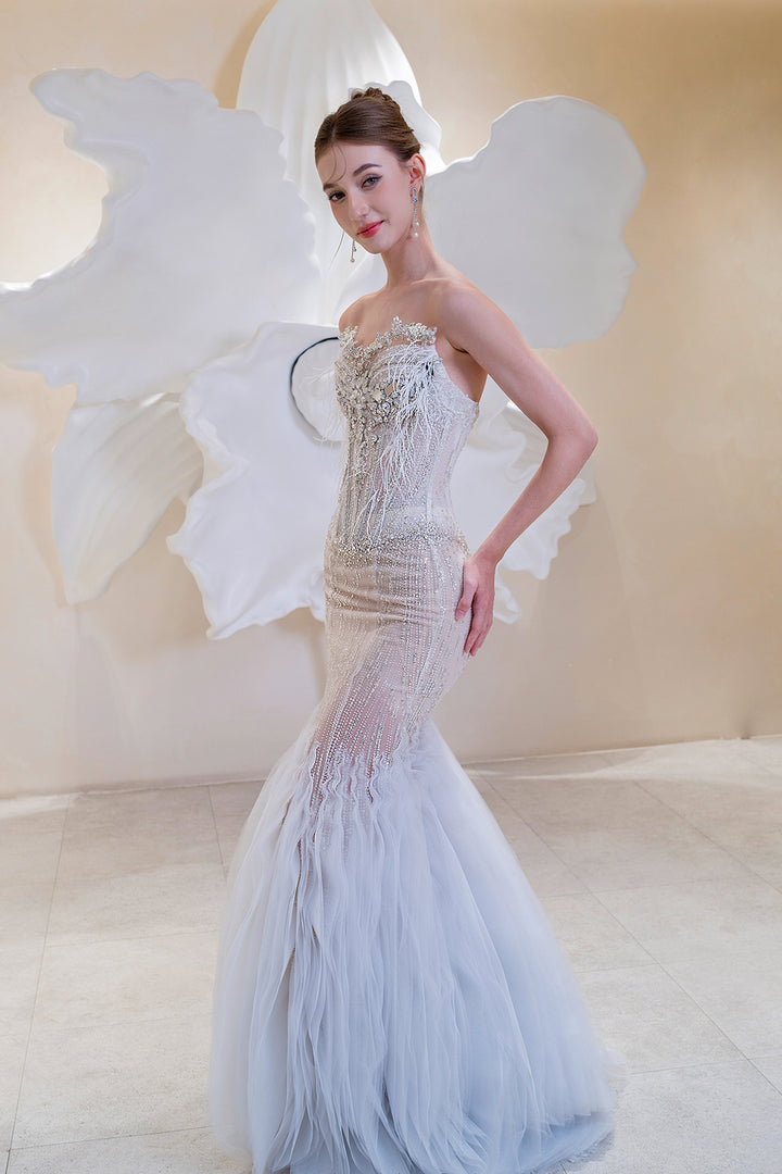 Mermaid Beaded Bodice Dress