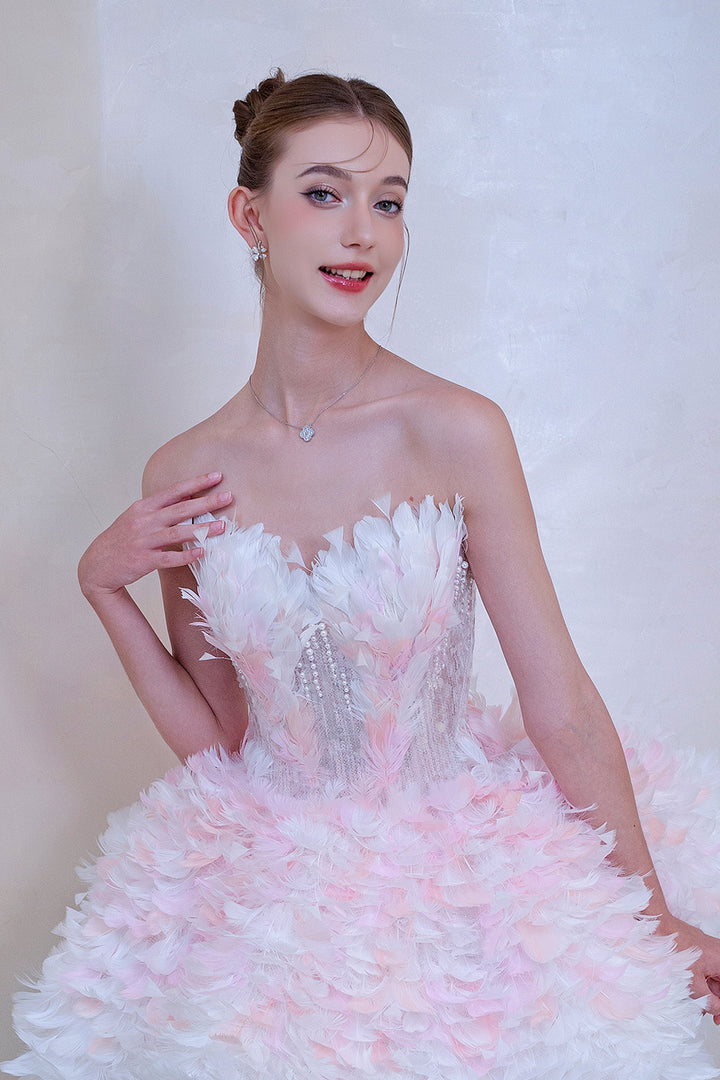 Modern Fairytale Tea-Length Dress