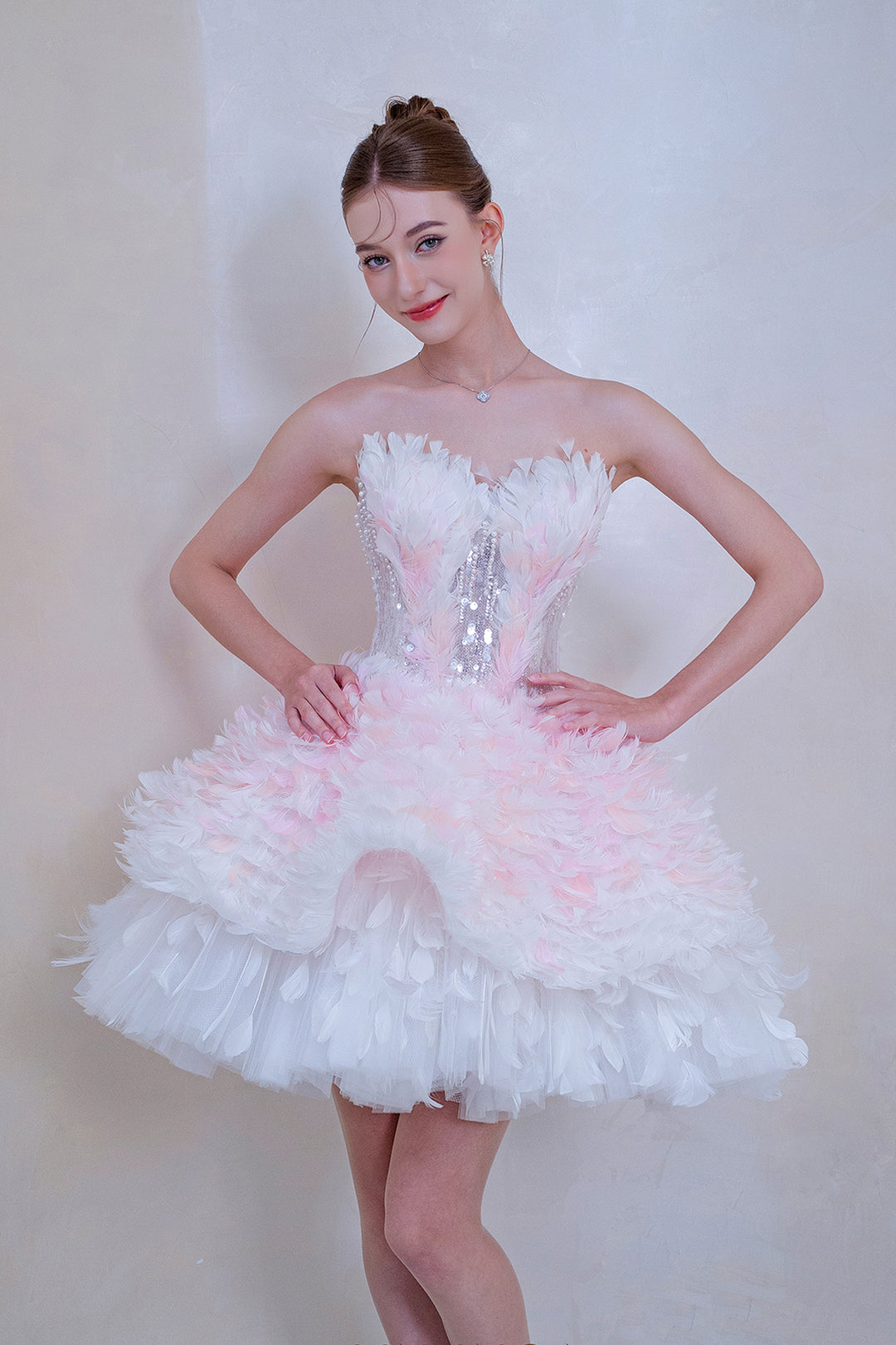 Modern Fairytale Tea-Length Dress