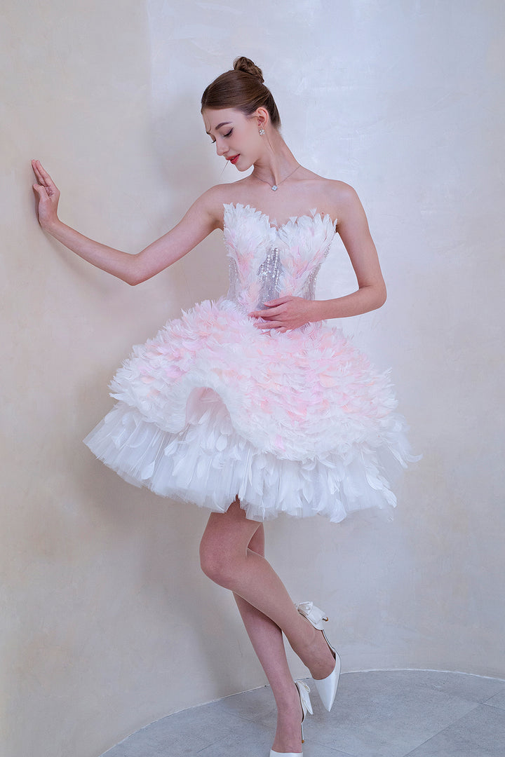 Modern Fairytale Tea-Length Dress