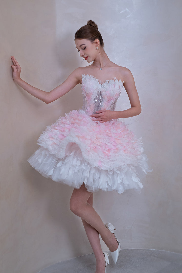 Modern Fairytale Tea-Length Dress