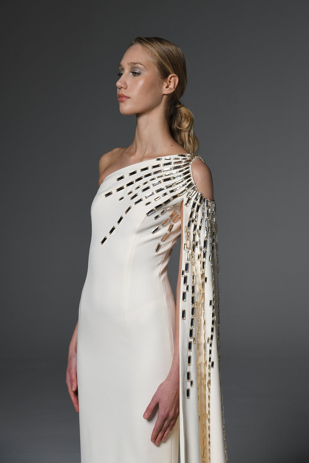 Baguette-Embroidered Dress