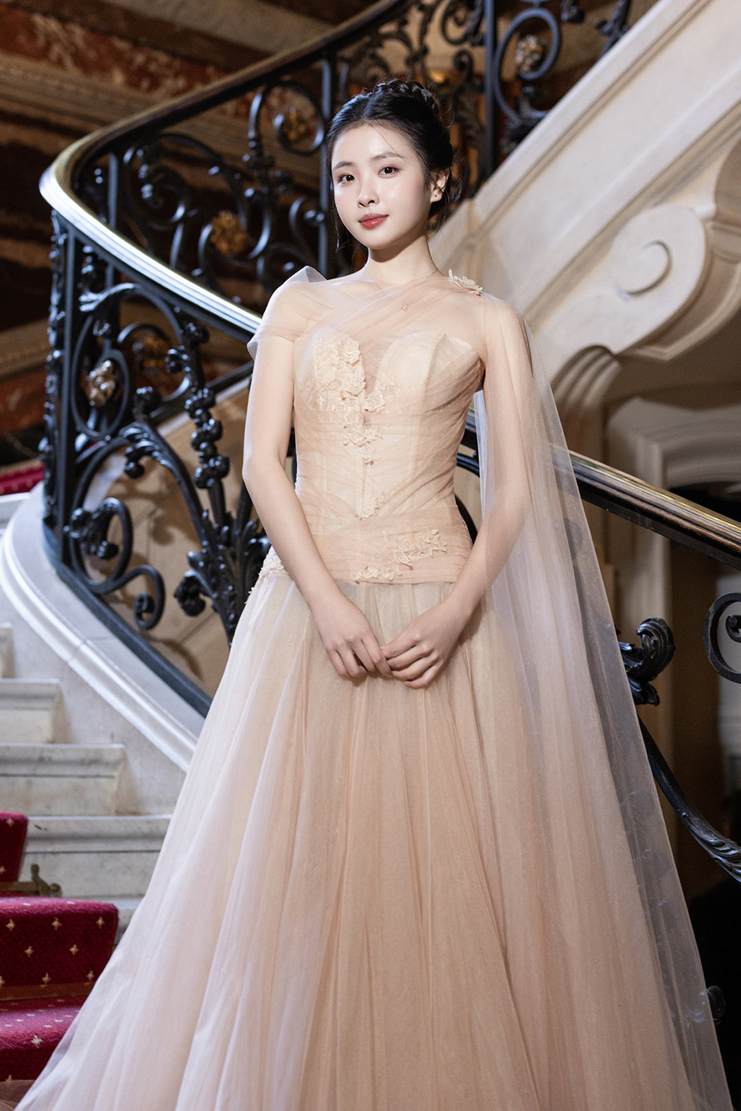 A-line Dress with Corset Bodice