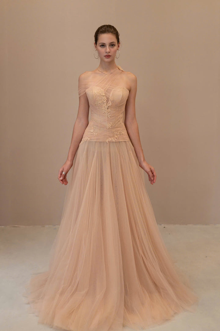 A-line Dress with Corset Bodice