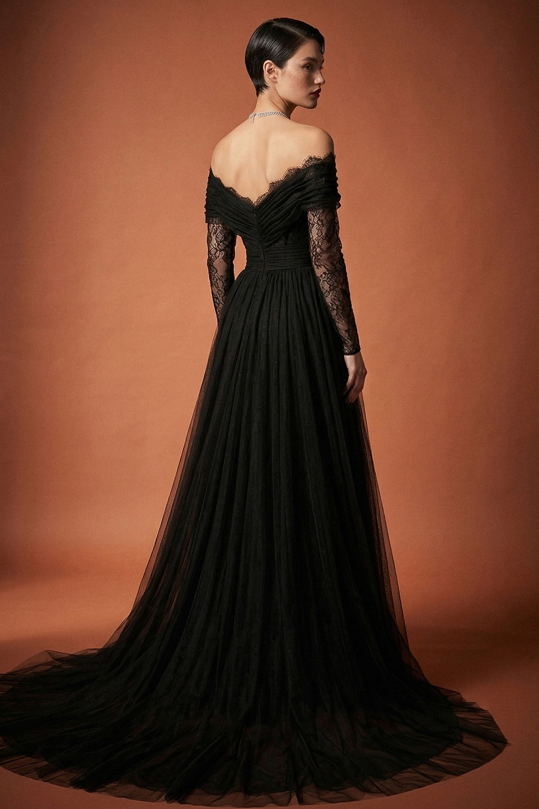 Off-The-Shoulder A-Line Dress