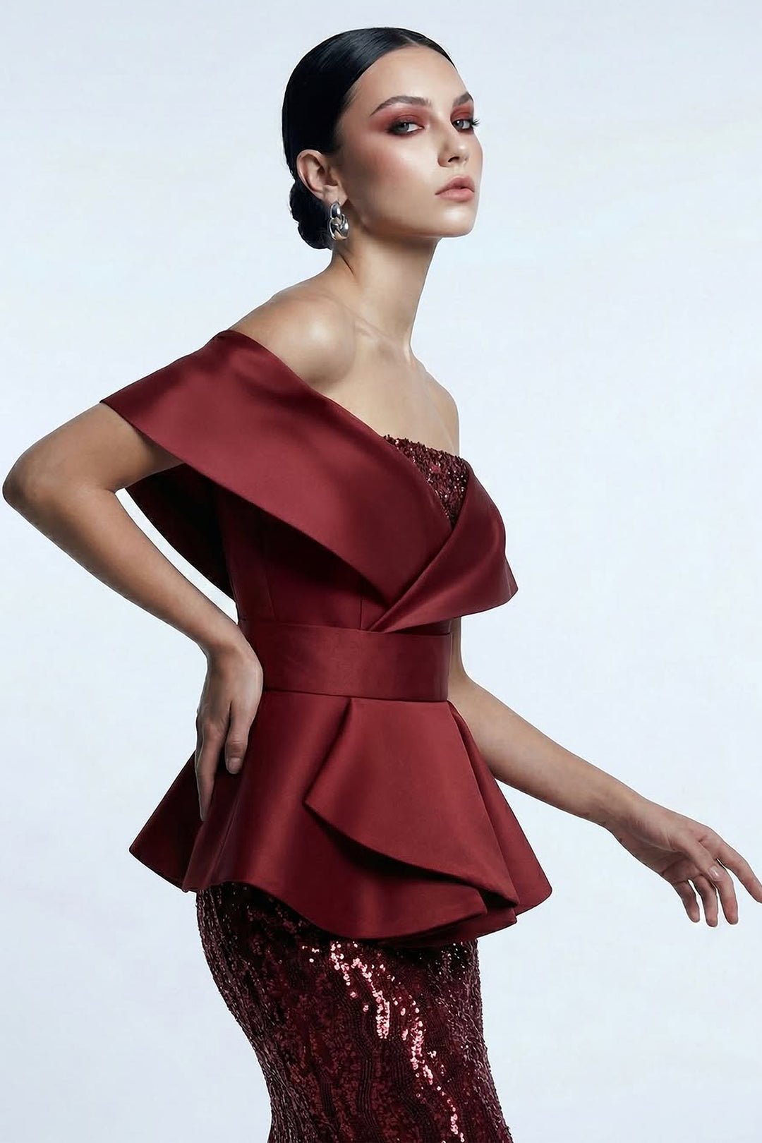 Embroidered Tulle with Mermaid Dress