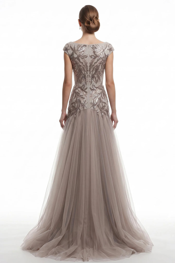 Botanical Beaded with A-Line Dress