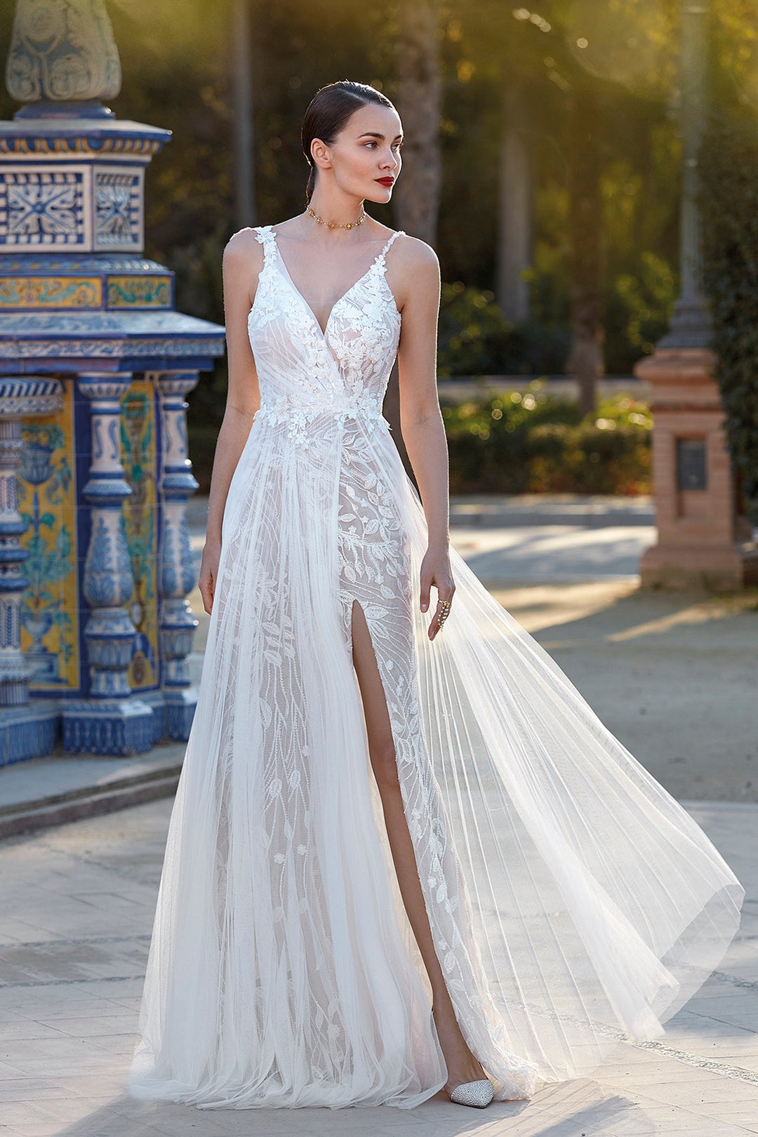 Off-White Beaded Wedding Dress Off-White / FR 42 Off-White Beaded Wedding Dress Off-White / FR 42