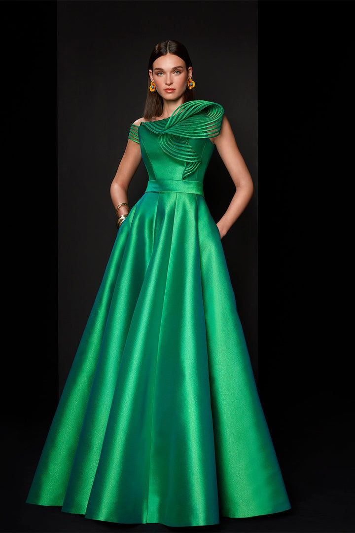 Green A-Line Dress