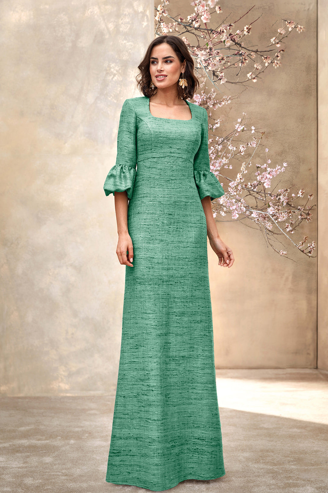 green dress with cutouts Vivid Imagination Emerald Green Cutout Maxi Dress