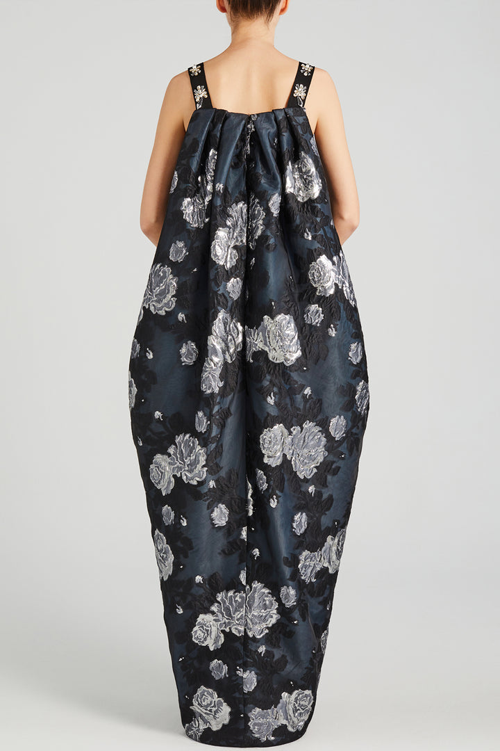 Cocoon Dress with Fil-Coupé