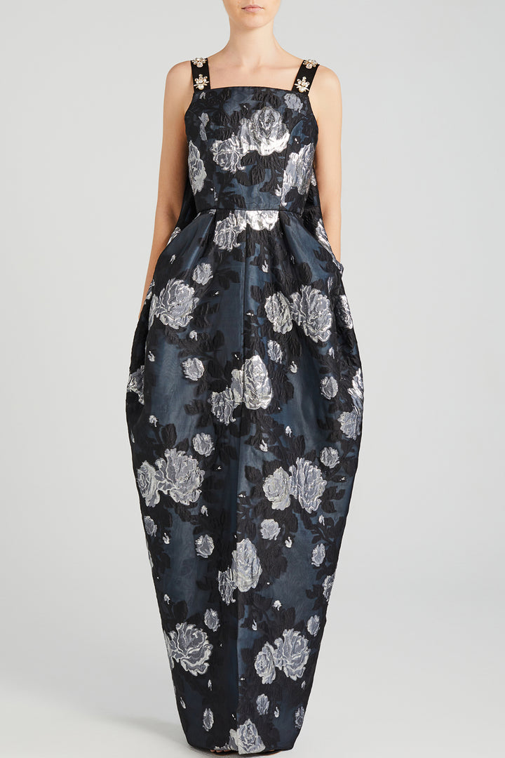 Cocoon Dress with Fil-Coupé