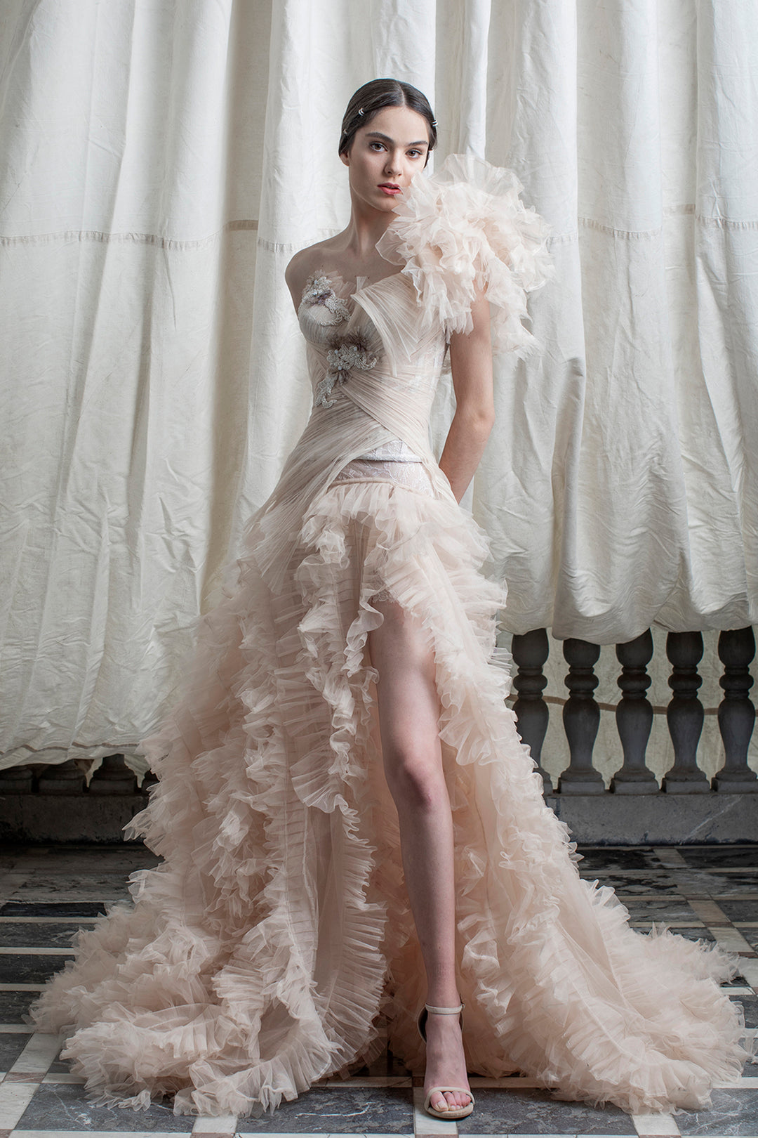 h&m lace and tulle dress Lace Bridal Hm Lace Hm Wedding Dress 2019 Tulle Hm Bridal Dress Tulle Pleated A