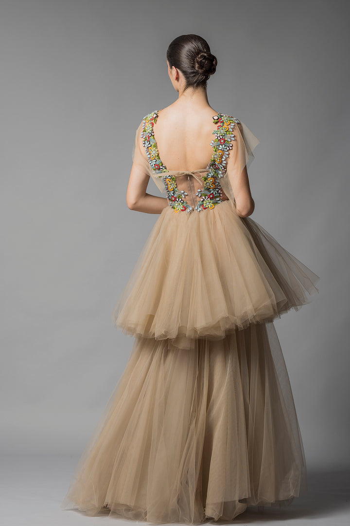 Two-Layered Tulle A-line Dress