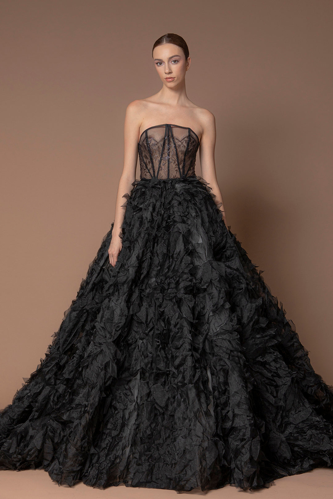 Strapless Princess Corset Dress Black / US 14 Strapless Princess Corset Dress Black / US 14