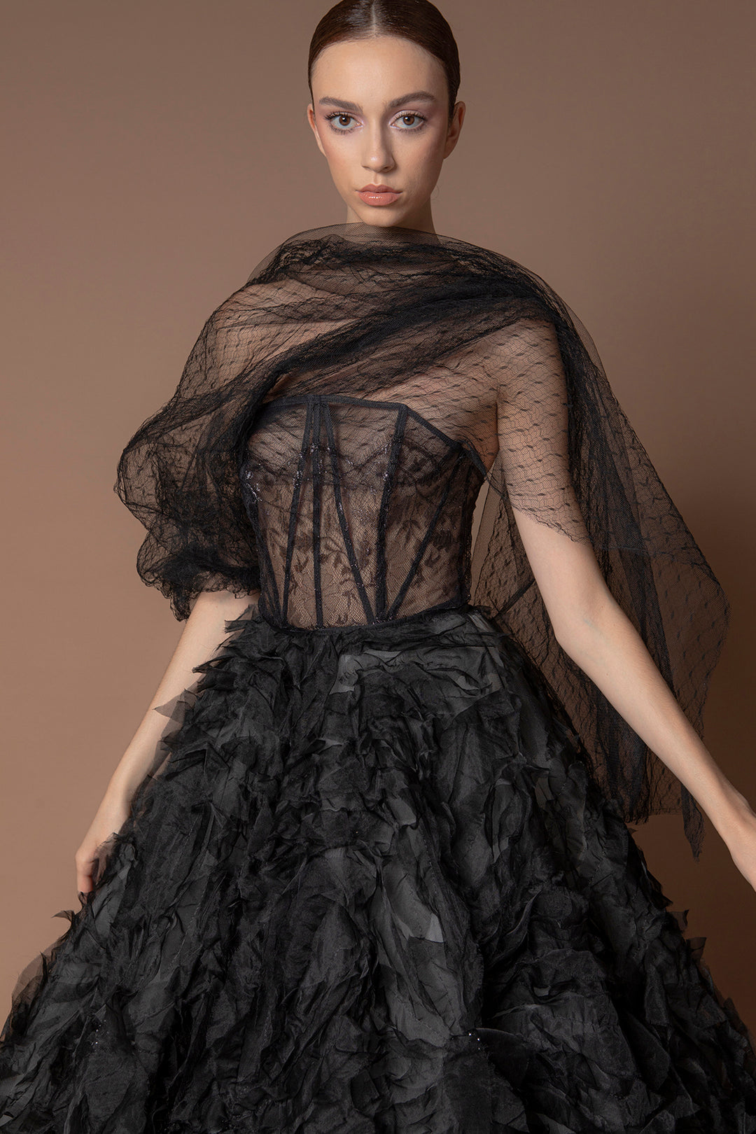 Strapless Princess Corset Dress Black / US 14 Strapless Princess Corset Dress Black / US 14