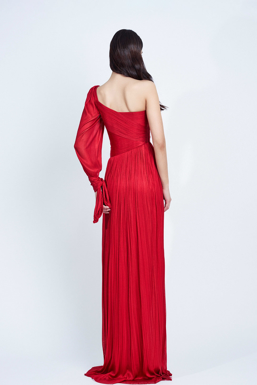 One-Shoulder Lace-Embellished Dress