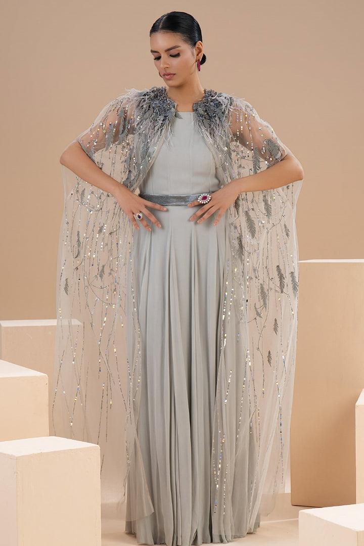 Sequin Shimmer A-Line Dress