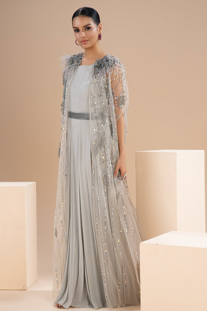 Sequin Shimmer A-Line Dress