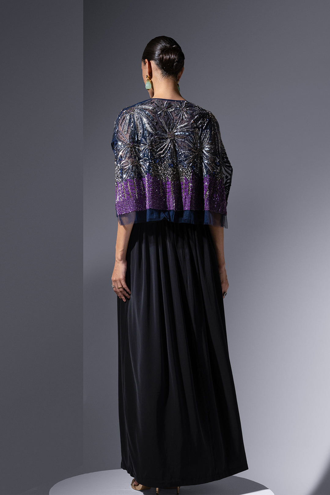 A-Line Dress with Loop Neck