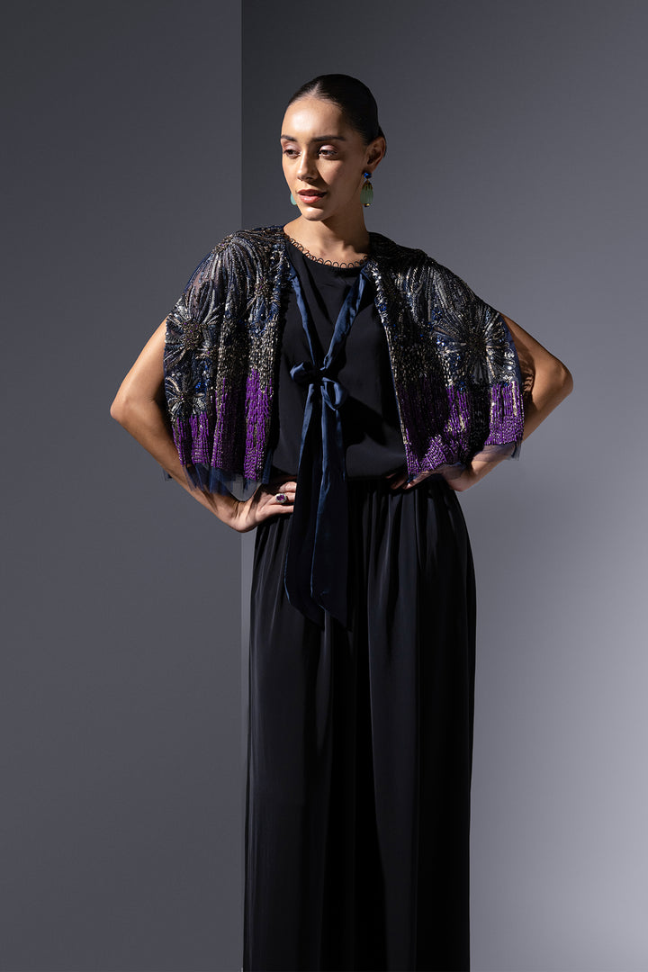 A-Line Dress with Loop Neck