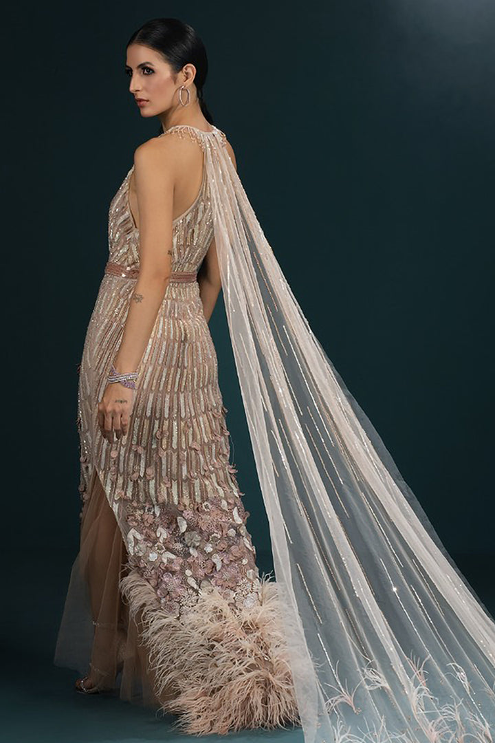 3D Floral Embroidered Dress