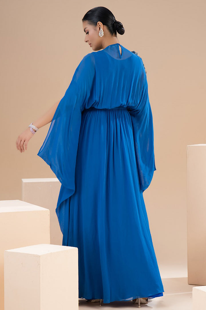 Embroidery with Laser Cut Kaftan