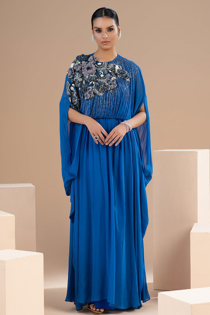 Embroidery with Laser Cut Kaftan