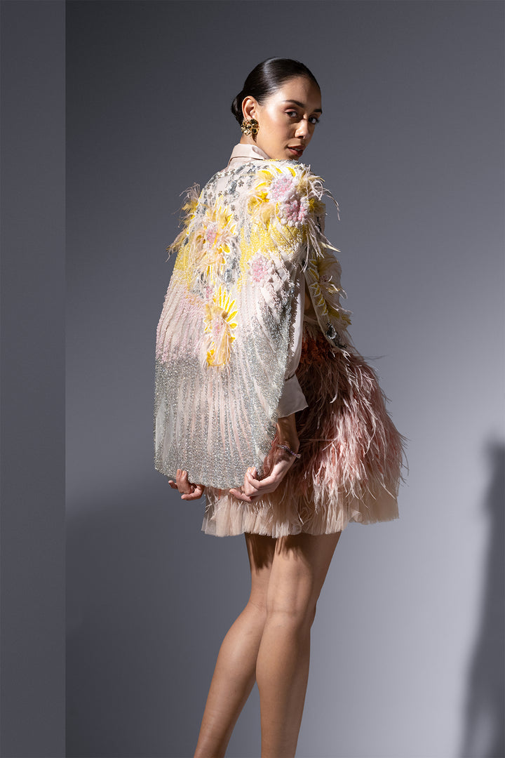 Tulle and Chiffon Three-piece