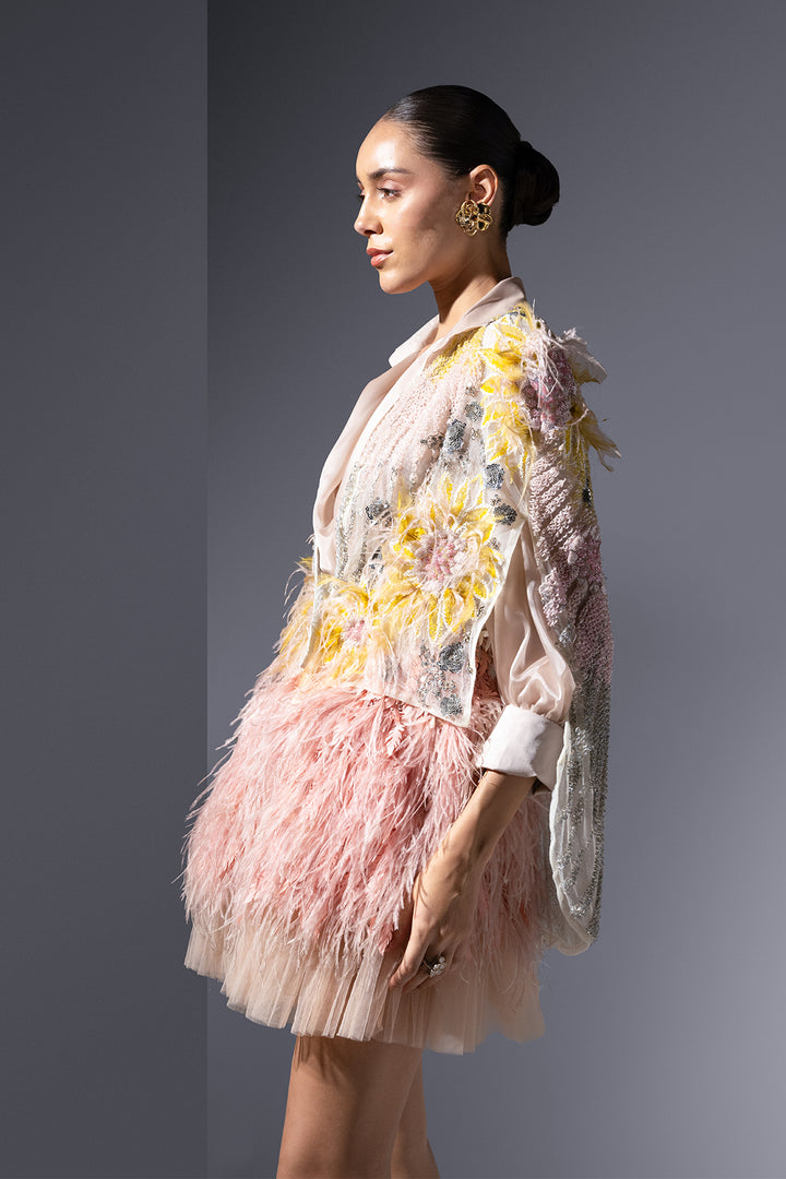 Tulle and Chiffon Three-piece