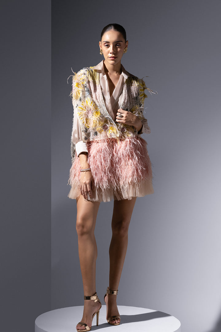 Tulle and Chiffon Three-piece