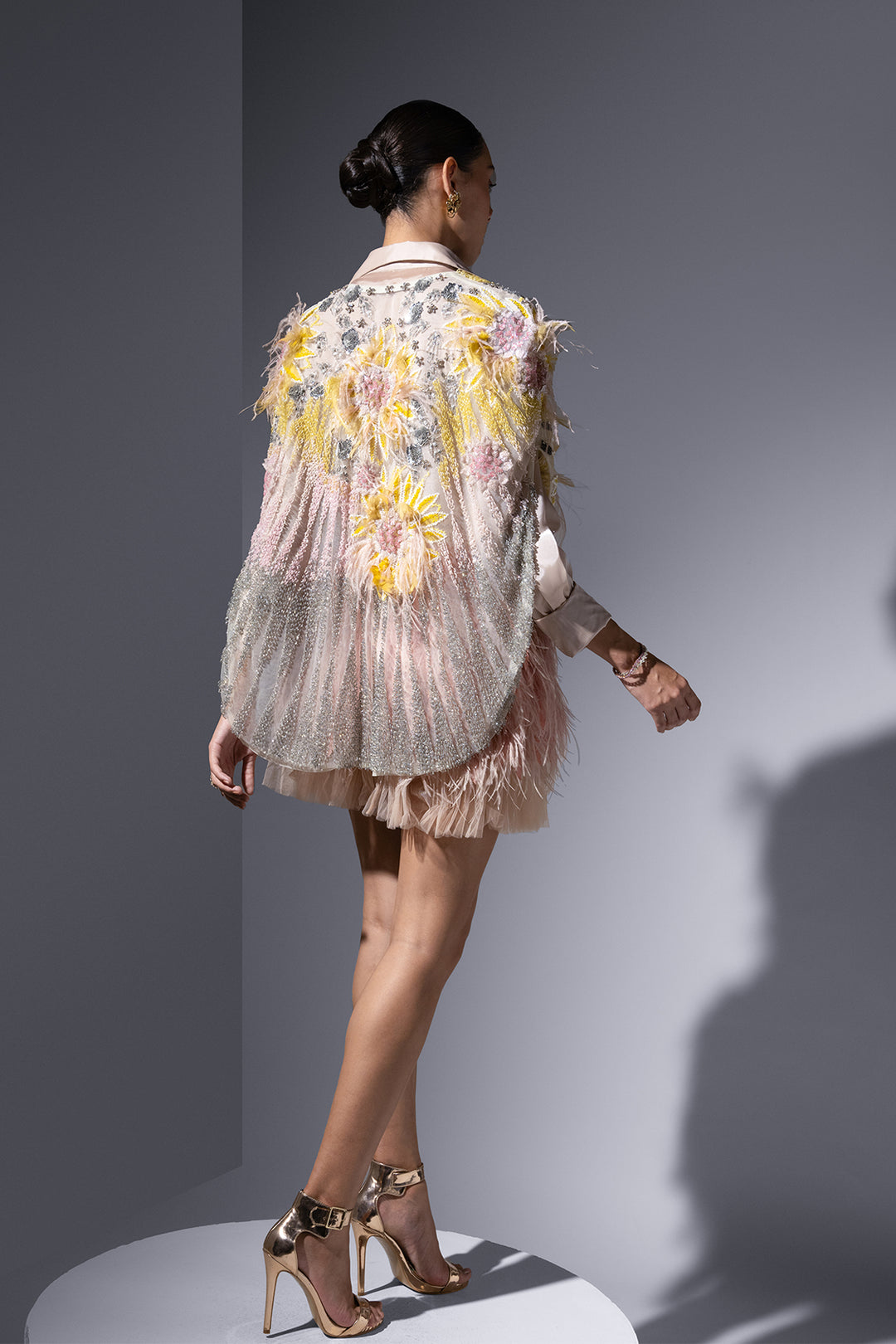 Tulle and Chiffon Three-piece