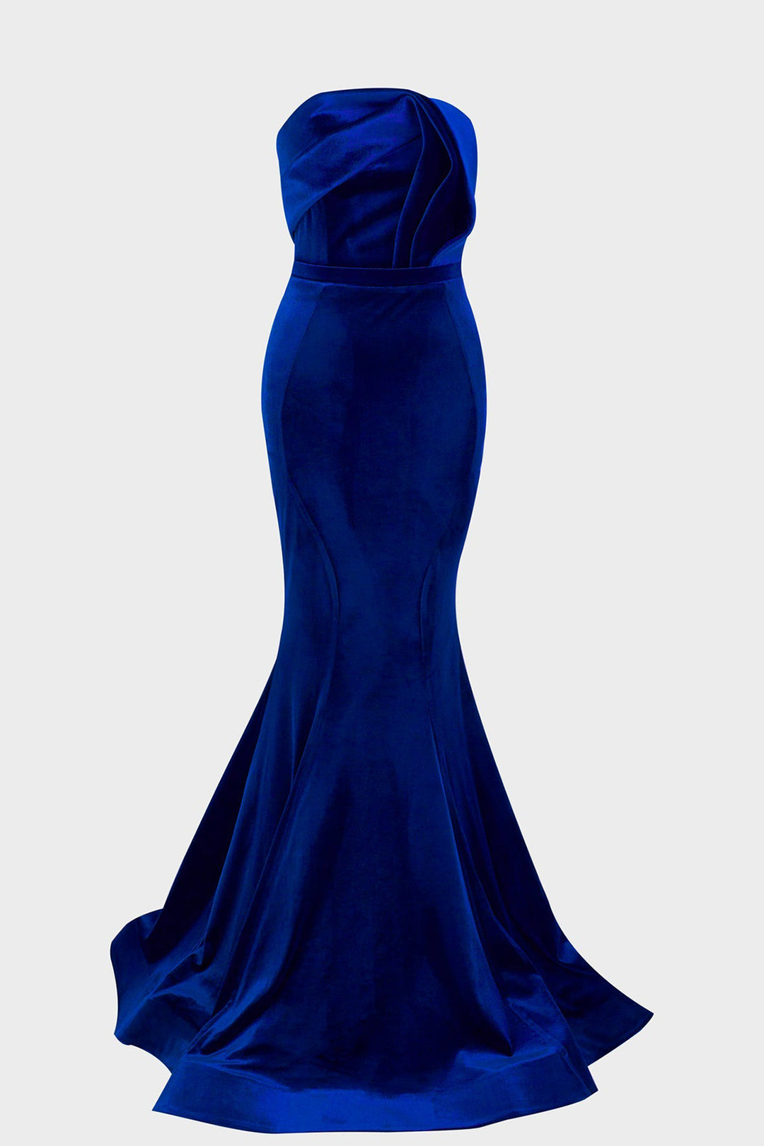 Velvet Dress with Mermaid Silhouette
