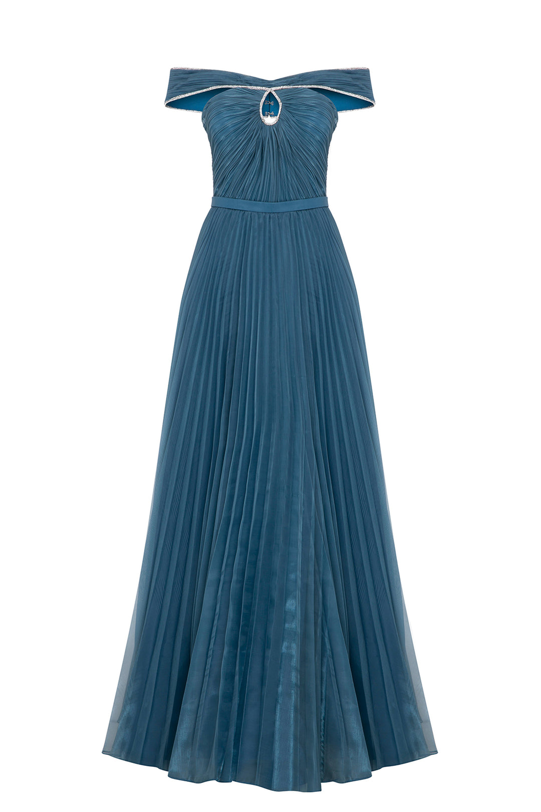 Off-The-Shoulder Column Dress