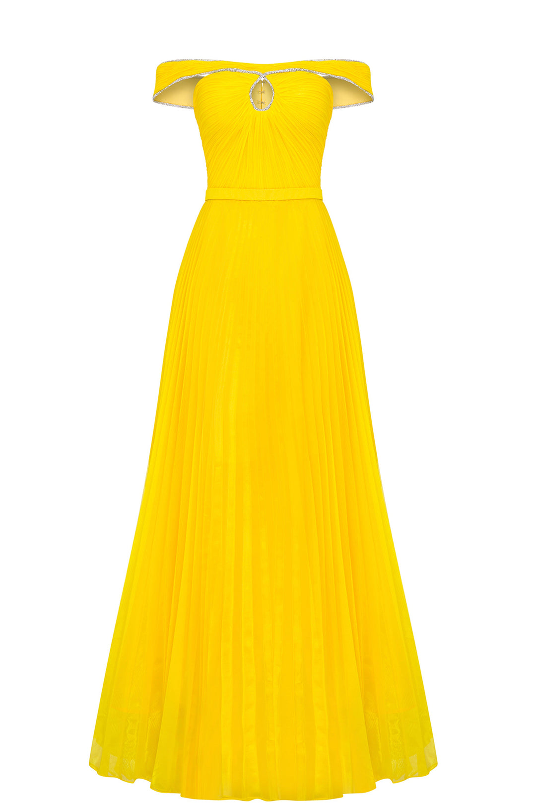 Off-The-Shoulder Column Dress