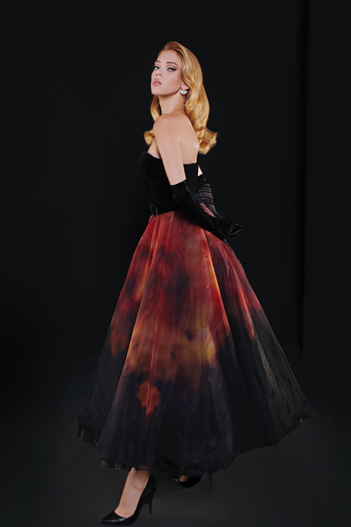 Velvet Heart Dress with Corsets